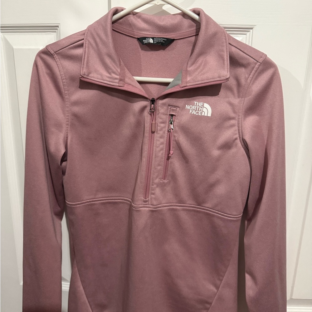 The North Face Mauve Quarter-Zip Fleece